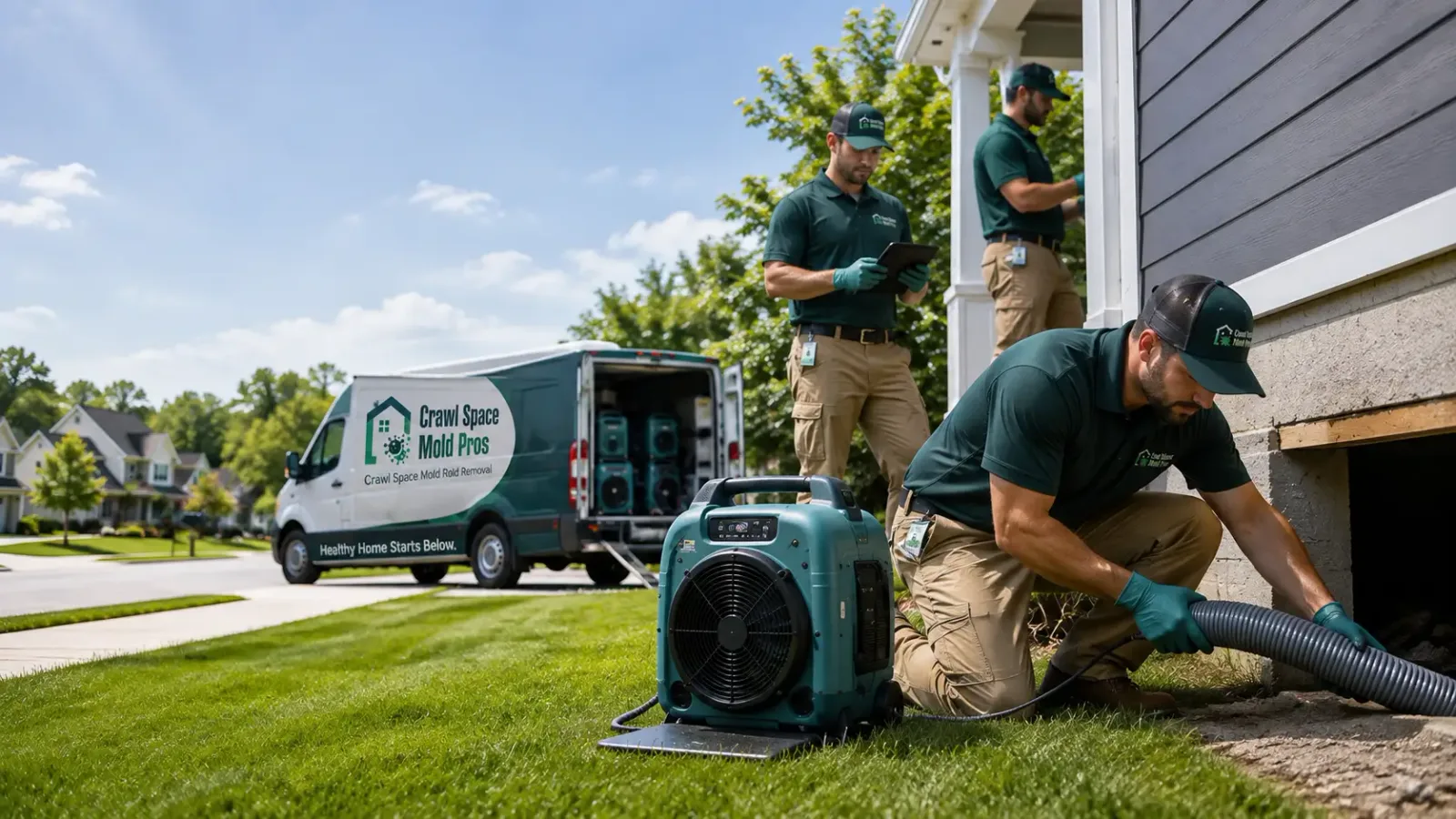 Crawl Space Mold Removal in Greenville, IA